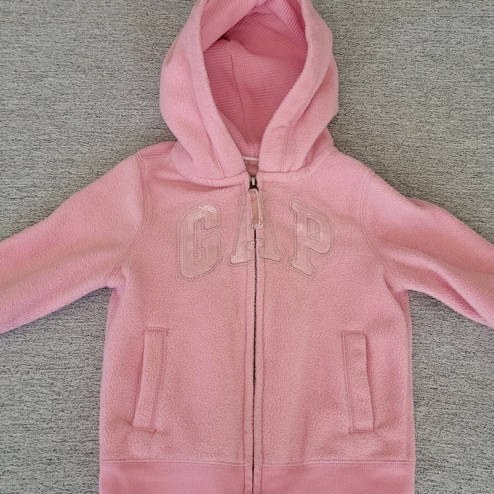 Gap Kids pink hoodie jacket size 6-7
